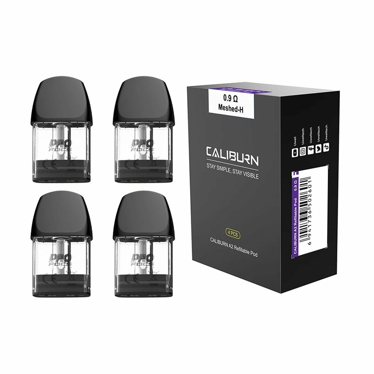 UWELL CALIBURN A2 REPLACEMENT PODS (PACK OF 4)