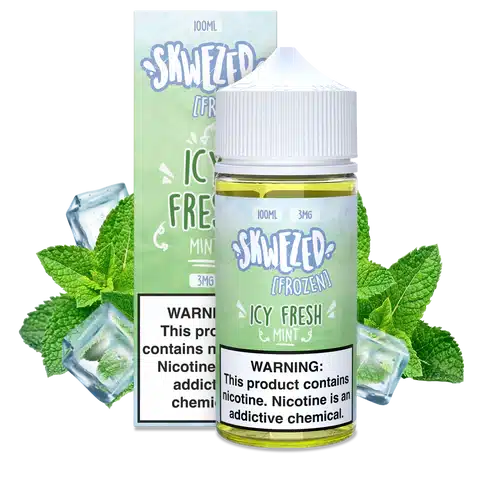 SKWEZED 100ML – MINT ICE (FORMERLY “FROZEN ICY FRESH”)