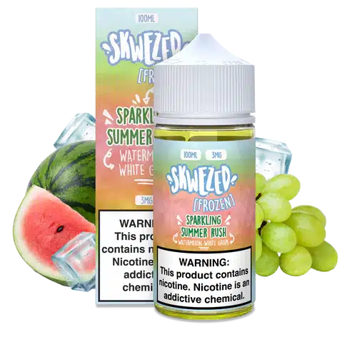 SKWEZED 100ML – WATERMELON WHITE GRAPE ICE (FORMERLY “FROZEN SPARKLING SUMMER RUSH”)