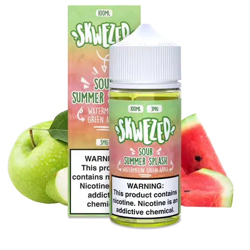SKWEZED 100ML – WATERMELON GREEN APPLE (FORMERLY “SOUR SUMMER SPLASH”)