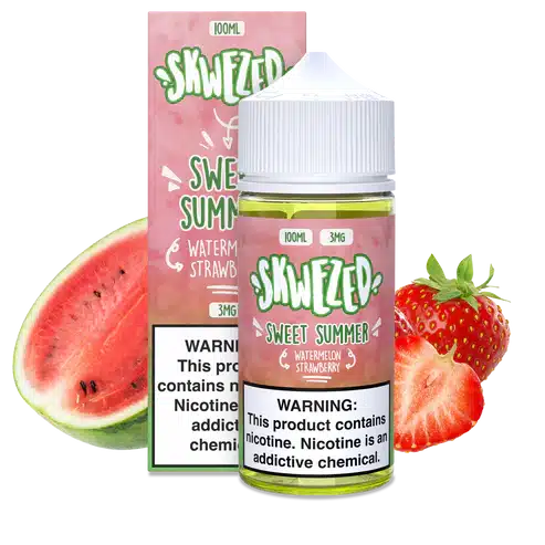SKWEZED 100ML – WATERMELON STRAWBERRY (FORMERLY “SWEET SUMMER”)