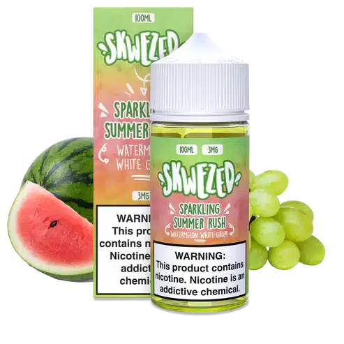 SKWEZED 100ML – WATERMELON WHITE GRAPE (FORMERLY “SPARKLING SUMMER RUSH”)