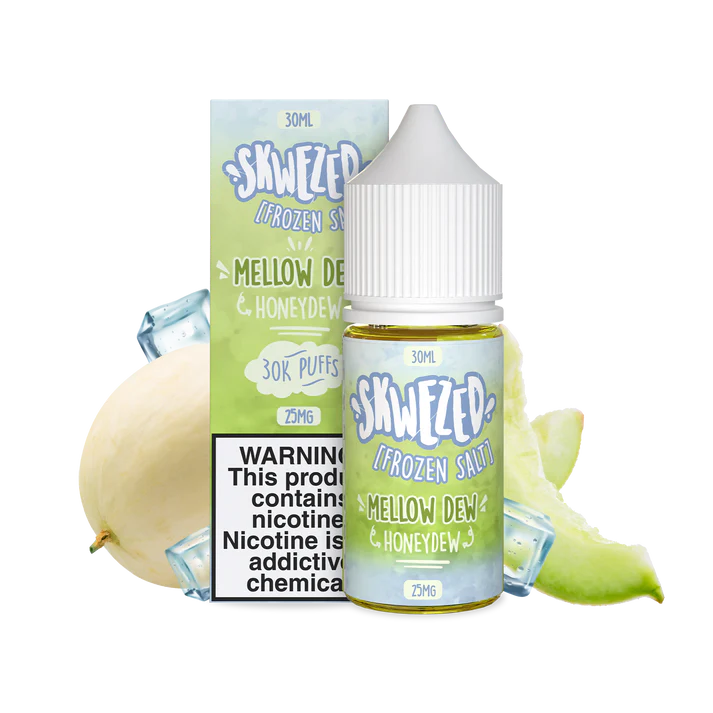SKWEZED SALT – HONEYDEW ICE (FORMERLY “FROZEN MELLOW DEW”)