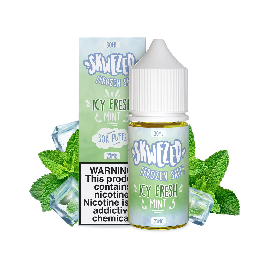 SKWEZED SALT – MINT ICE (FORMERLY “FROZEN ICY FRESH”)