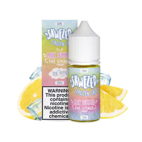 SKWEZED SALT – PINK LEMONADE ICE (FORMERLY “FROZEN PINK SUMMER”)