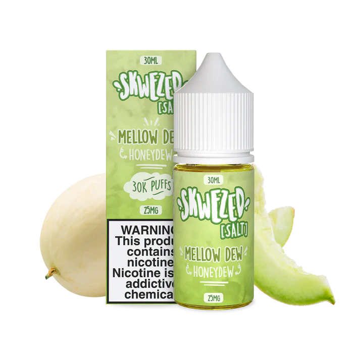 SKWEZED SALT – HONEYDEW (FORMERLY “MELLOW DEW”)