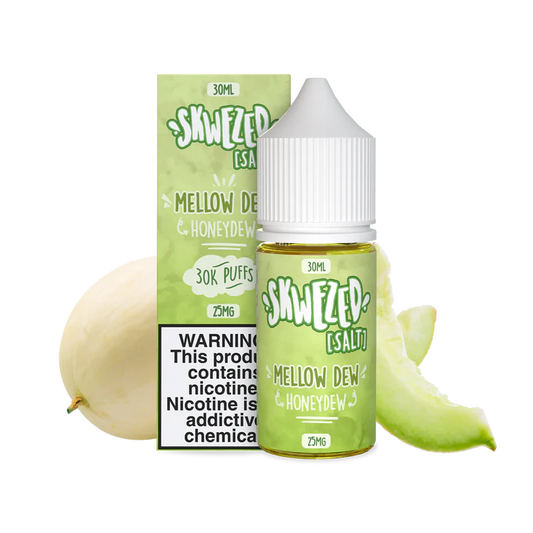 SKWEZED SALT – HONEYDEW (FORMERLY “MELLOW DEW”)