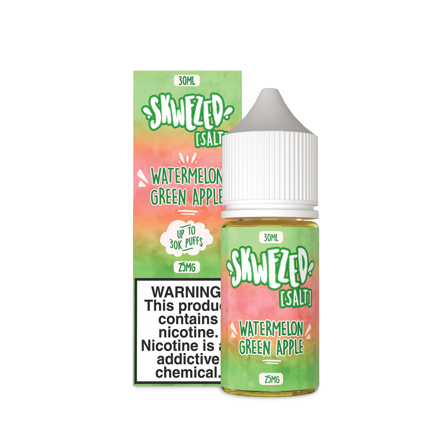 SKWEZED SALT – WATERMELON GREEN APPLE (FORMERLY “SOUR SUMMER SPLASH”)