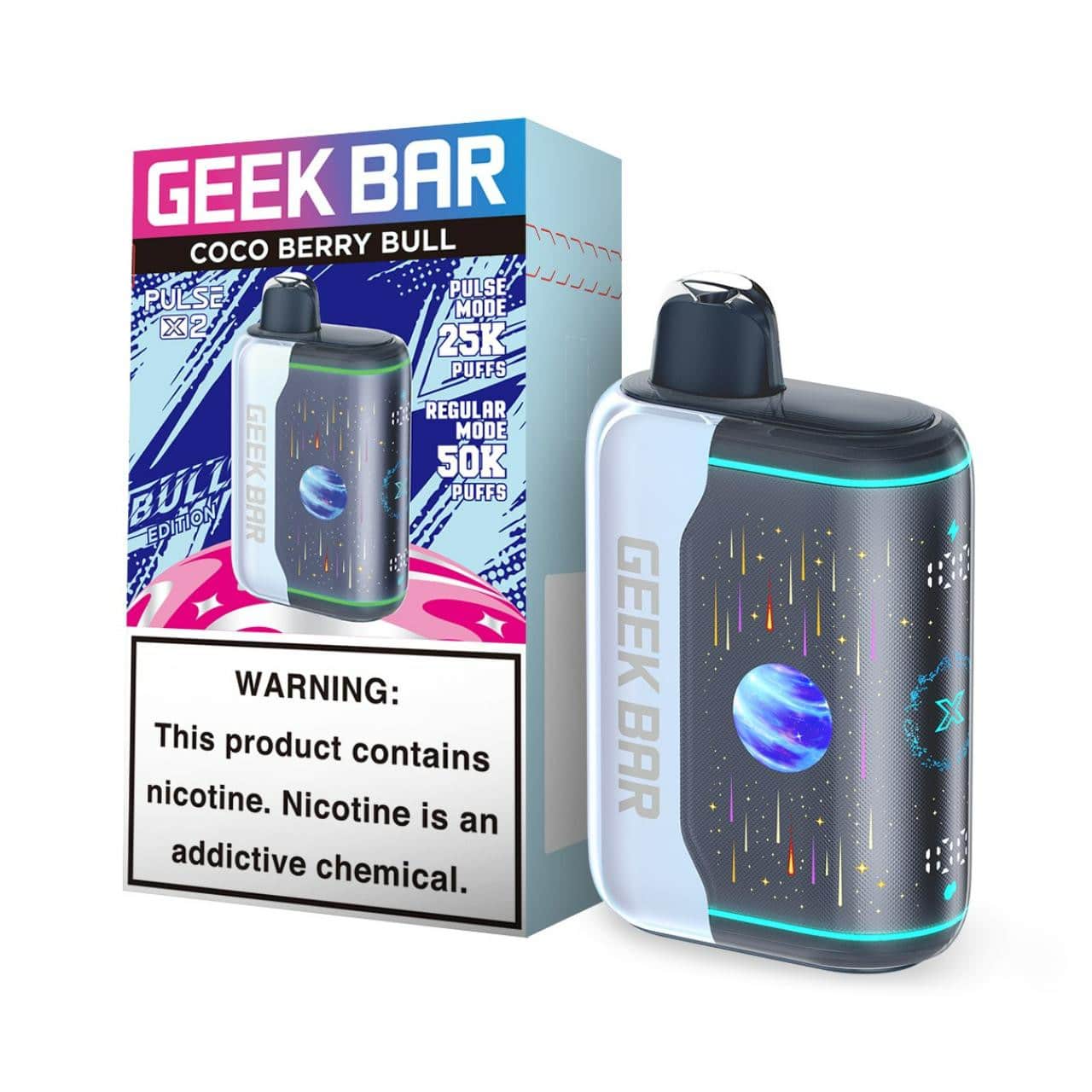 GEEK BAR PULSE X2 50K PUFF DISPOSABLE DEVICE