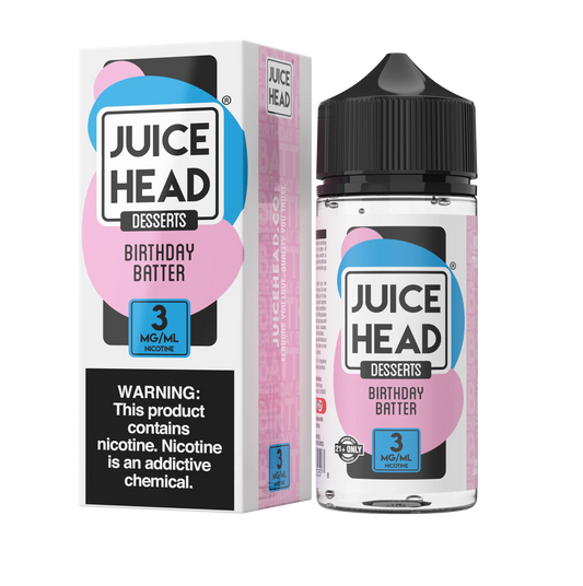 JUICE HEAD 100ML – BIRTHDAY BATTER (FORMERLY “CAKE BATTER”)