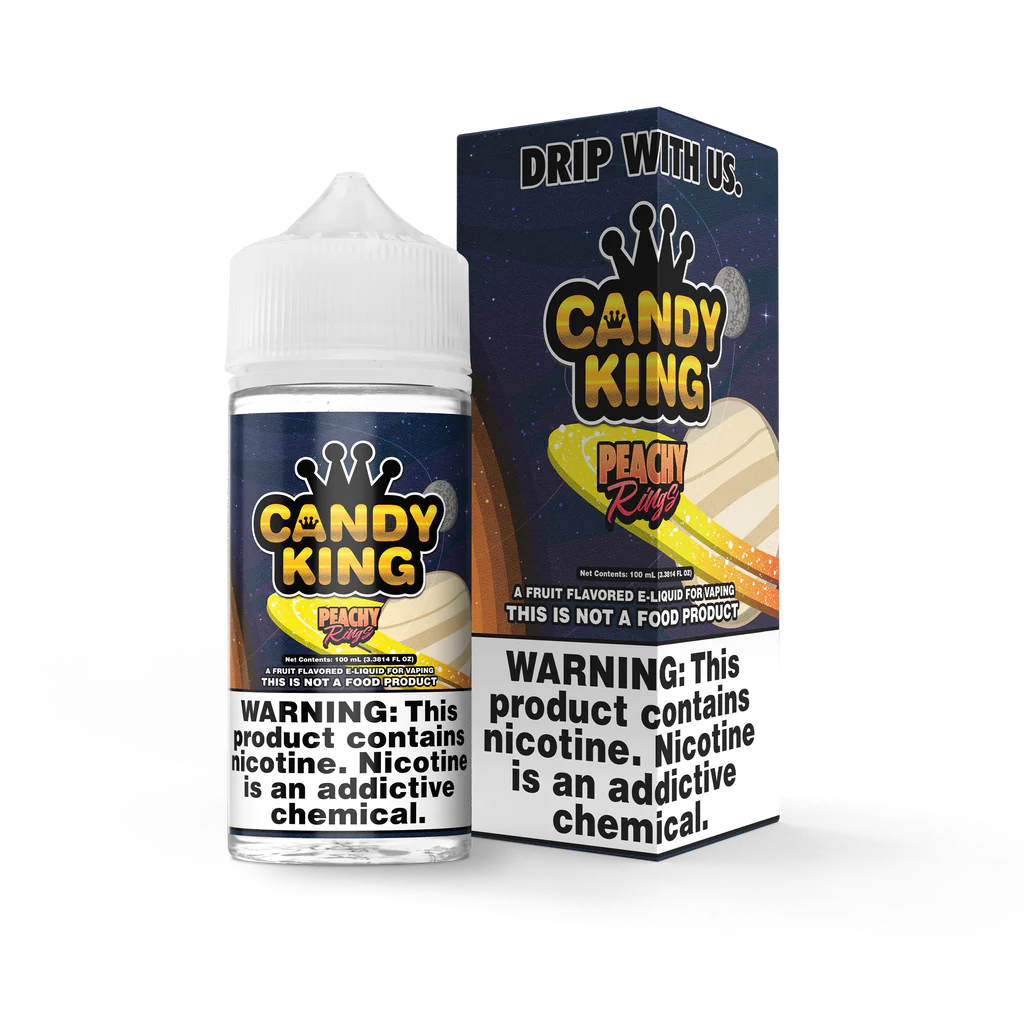 CANDY KING 100ML – PEACHY RINGS