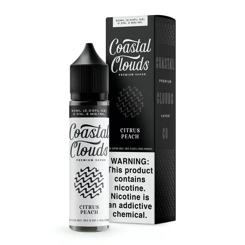 COASTAL CLOUDS 60ML – CITRUS PEACH (FORMERLY “SUGARED NECTARINE”)