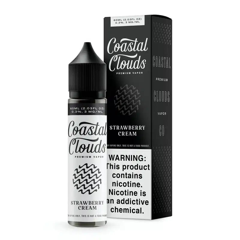 COASTAL CLOUDS 60ML – STRAWBERRY CREAM (FORMERLY “THE VOYAGE”)