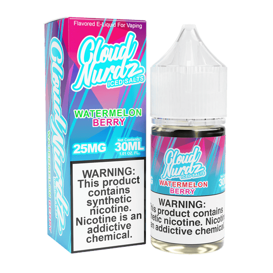 CLOUD NURDZ SALTS WATERMELON BERRY ICED