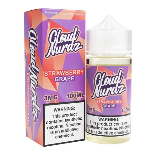 CLOUD NURDZ 100ML – GRAPE STRAWBERRY