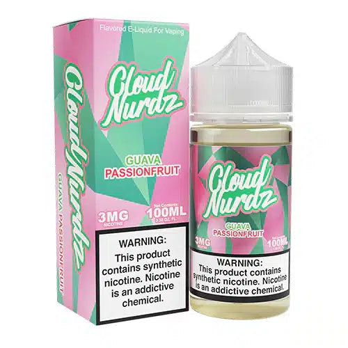 CLOUD NURDZ 100ML – GUAVA PASSIONFRUIT (FORMERLY “PINK GUAVA PASSION”)