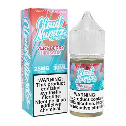 CLOUD NURDZ SALTS VERY BERRY HIBISCUS ICED