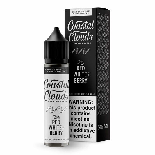 COASTAL CLOUDS 60ML – ICED RED WHITE AND BERRY