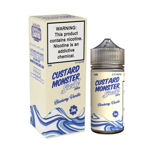 CUSTARD MONSTER SWIRL EDITION 100ML – BLUEBERRY VANILLA