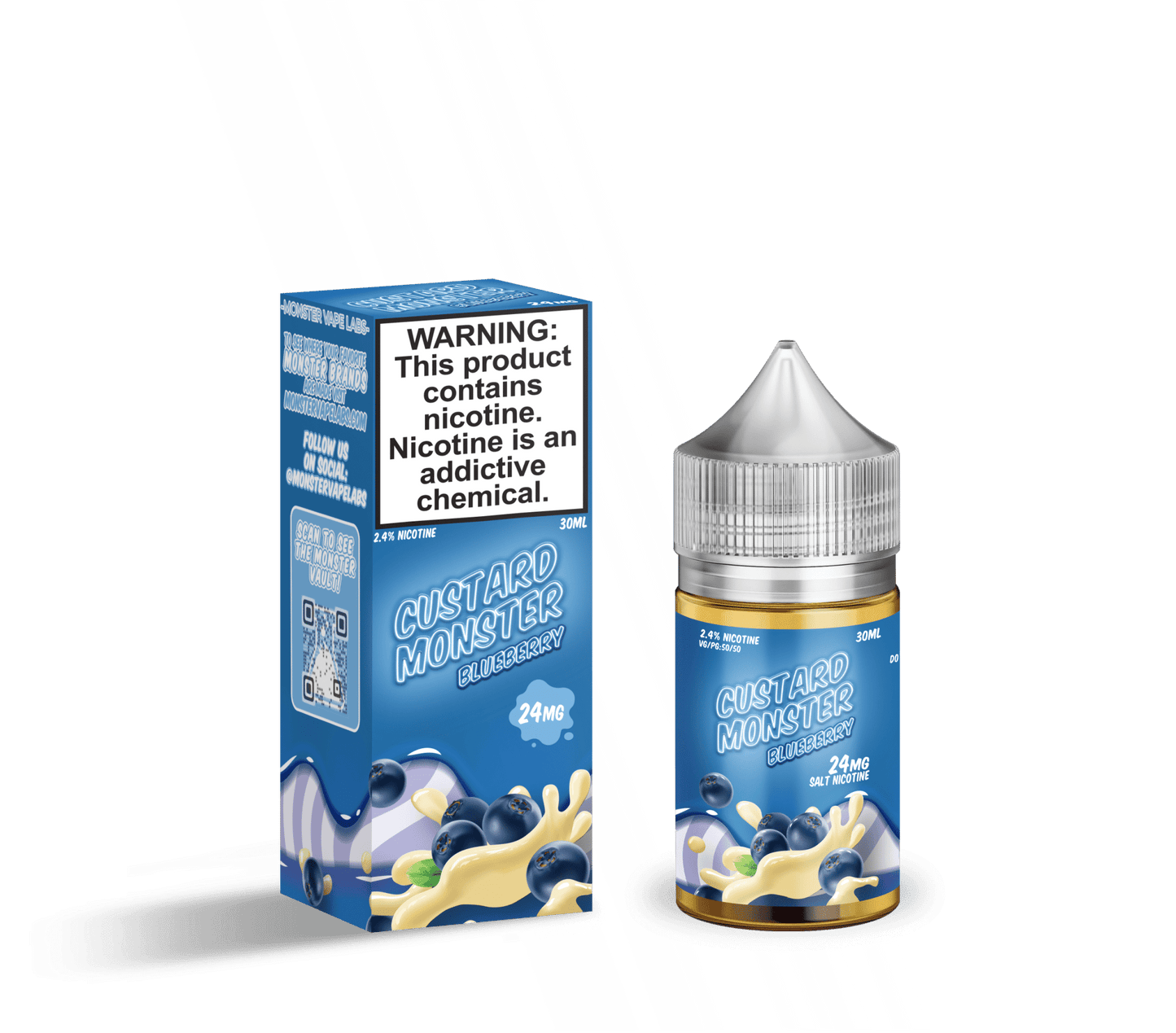 CUSTARD MONSTER SALT – BLUEBERRY