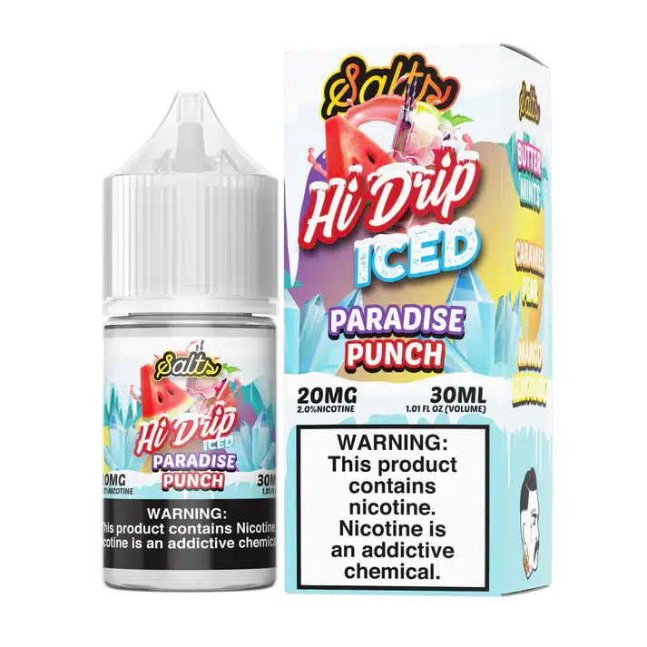 HI-DRIP SALTS – PARADISE PUNCH ICED 30ML
