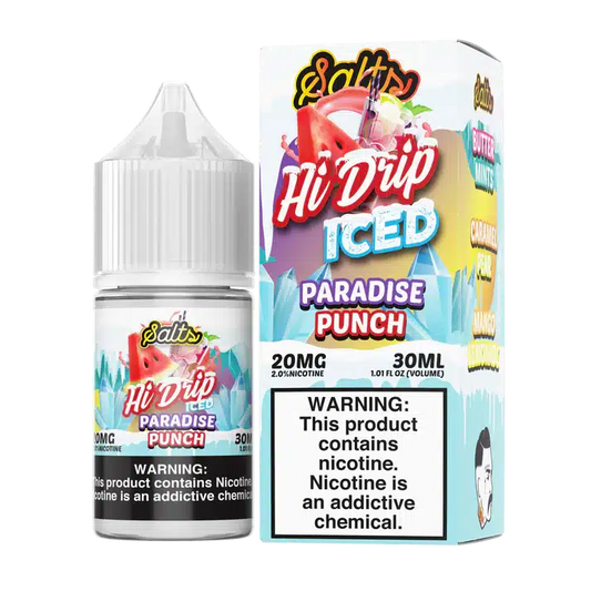 HI-DRIP SALTS – PARADISE PUNCH ICED 30ML