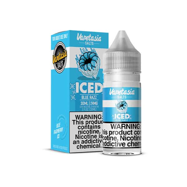 VAPETASIA SALT – BLUE RAZZ ICED