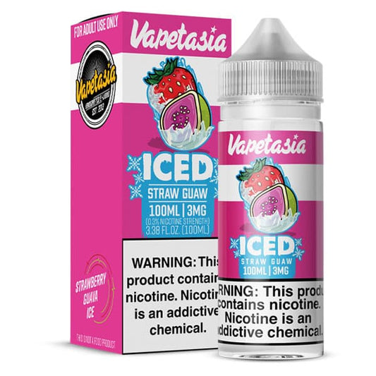 VAPETASIA 100ML – STRAW GUAW ICED