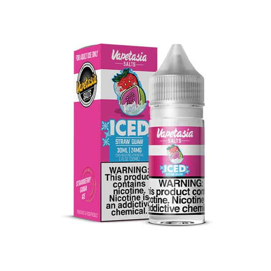 VAPETASIA SALT – STRAW GUAW ICED