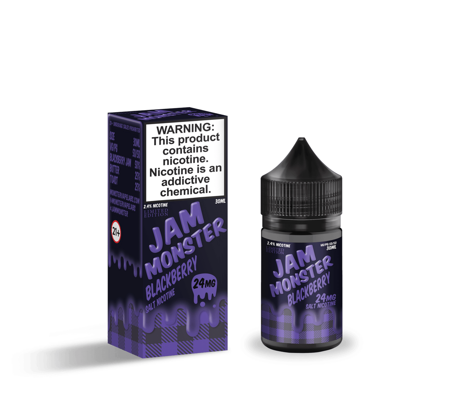JAM MONSTER SALT BLACKBERRY