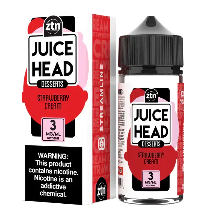 JUICE HEAD 100ML – STRAWBERRY CREAM