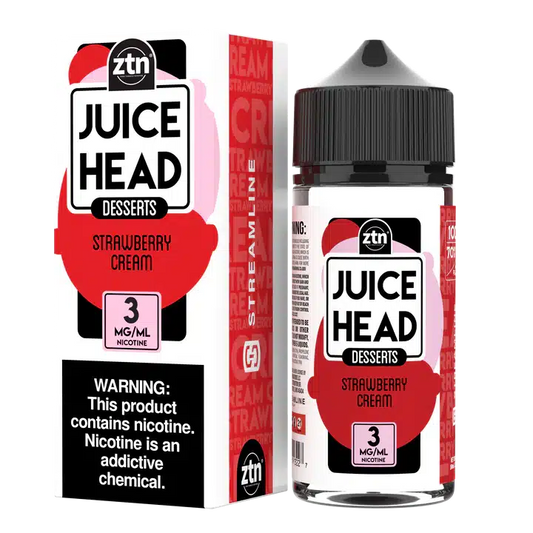 JUICE HEAD 100ML – STRAWBERRY CREAM