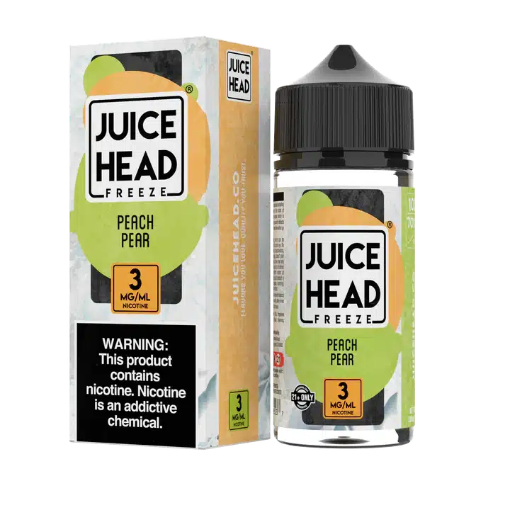JUICE HEAD 100ML – PEACH PEAR FREEZE