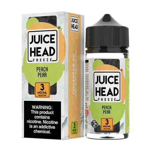 JUICE HEAD 100ML – PEACH PEAR FREEZE