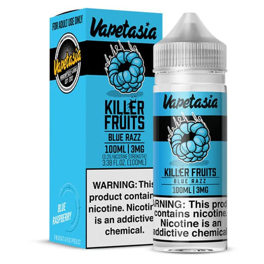 VAPETASIA 100ML – BLUE RAZZ