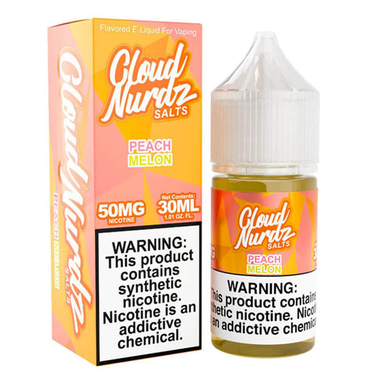 CLOUD NURDZ SALTS PEACH MELON