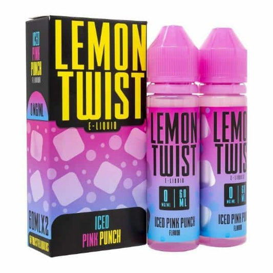 TWIST E-LIQUID 120ML (2X 60ML) – PINK 0° (FORMERLY “ICED PINK PUNCH LEMONADE”)