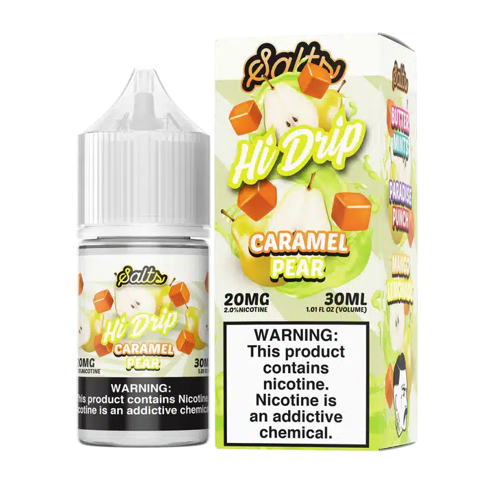 HI-DRIP SALTS – CARAMEL PEAR 30ML