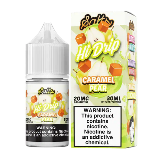 HI-DRIP SALTS – CARAMEL PEAR 30ML