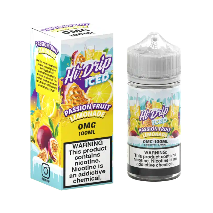 HI-DRIP 100ML – PASSION FRUIT LEMONADE ICED