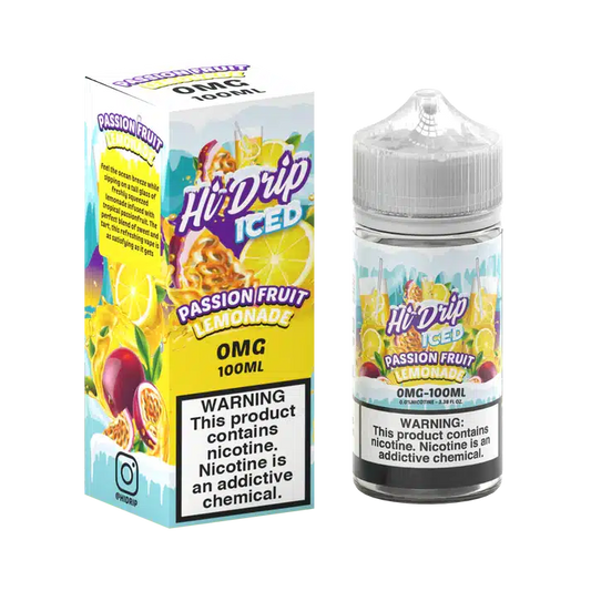 HI-DRIP 100ML – PASSION FRUIT LEMONADE ICED