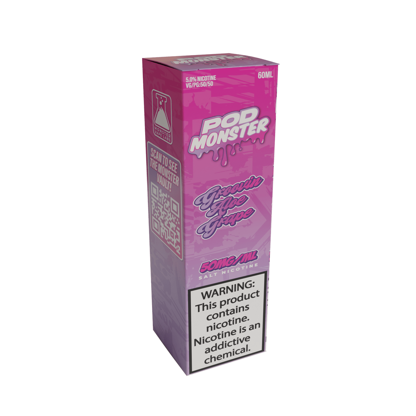 POD MONSTER SALT 60ML – GROOVIN ALOE GRAPE