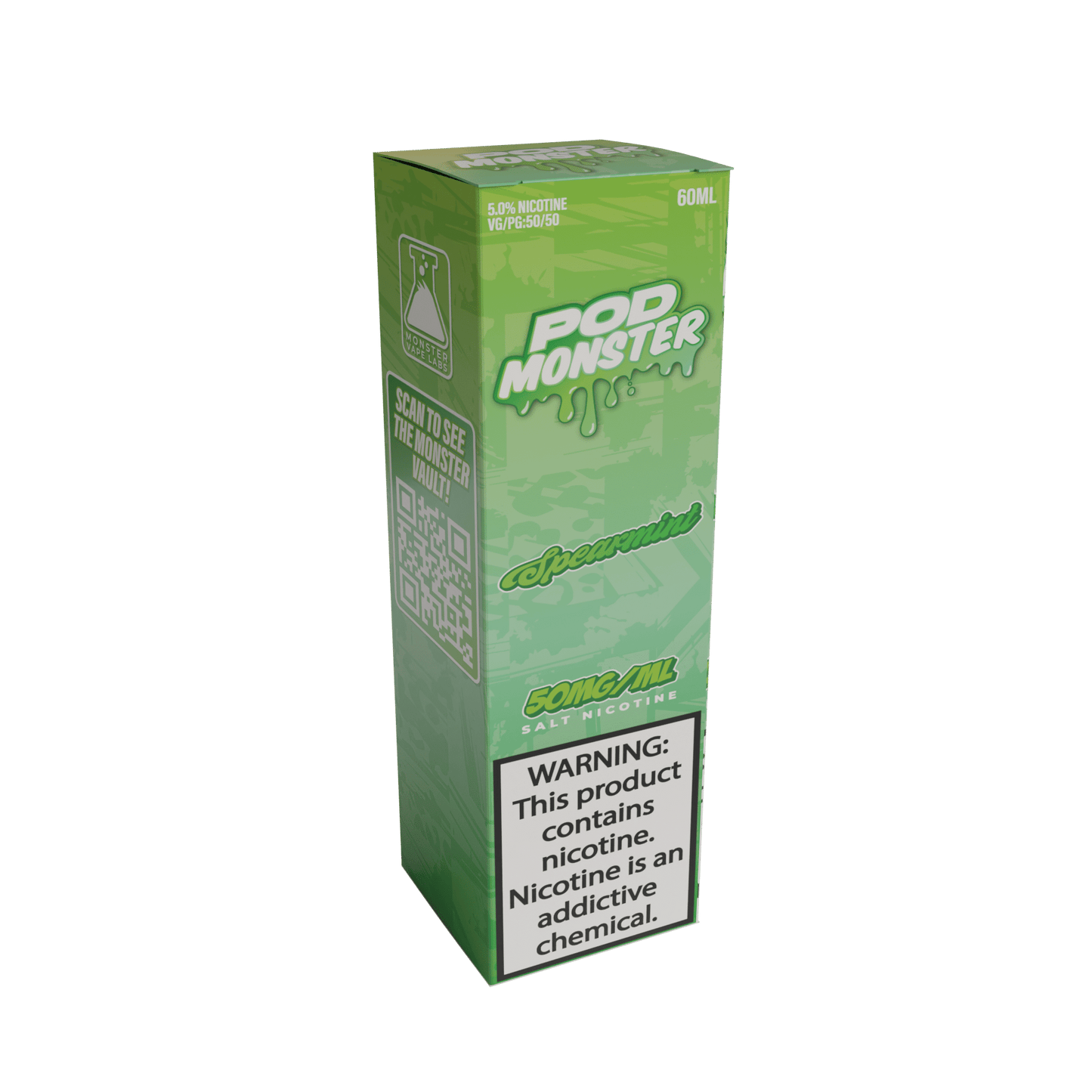 POD MONSTER SALT 60ML – SPEARMINT
