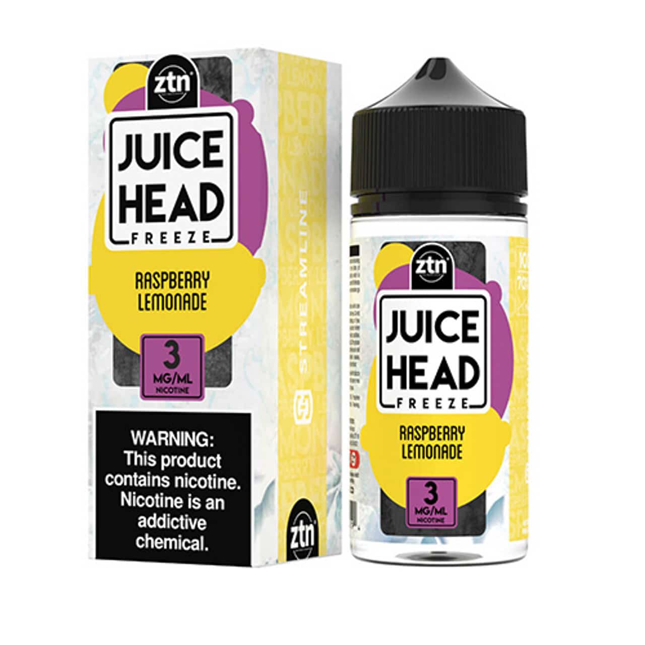 JUICE HEAD 100ML – RASPBERRY LEMONADE FREEZE