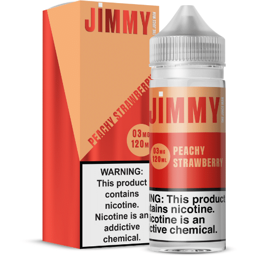 JIMMY THE JUICE MAN 120ML – PEACHY STRAWBERRY