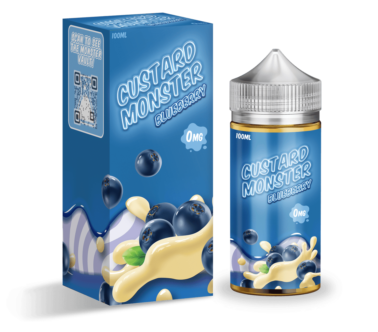 CUSTARD MONSTER 100ML – BLUEBERRY