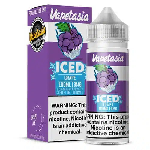 VAPETASIA 100ML – GRAPE ICED