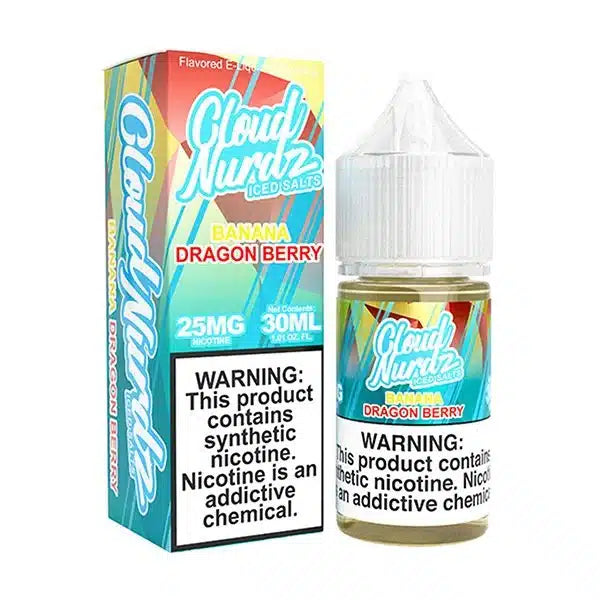 CLOUD NURDZ SALTS BANANA DRAGON BERRY ICED