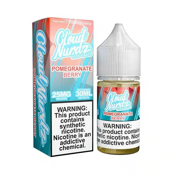 CLOUD NURDZ SALTS POMEGRANATE BERRY ICED
