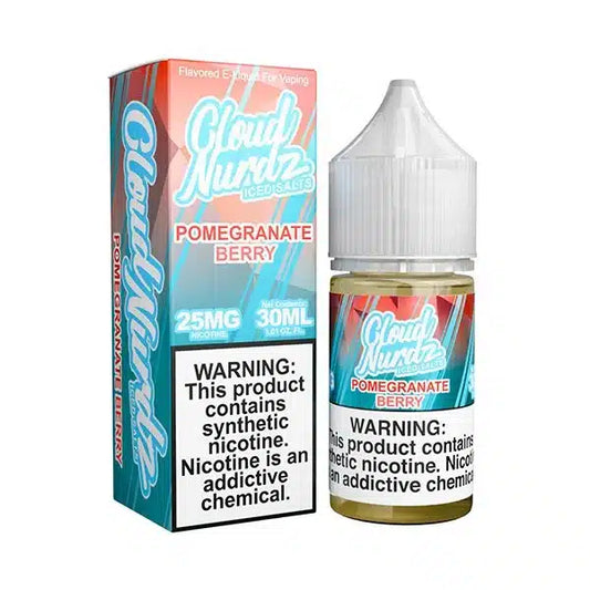 CLOUD NURDZ SALTS POMEGRANATE BERRY ICED
